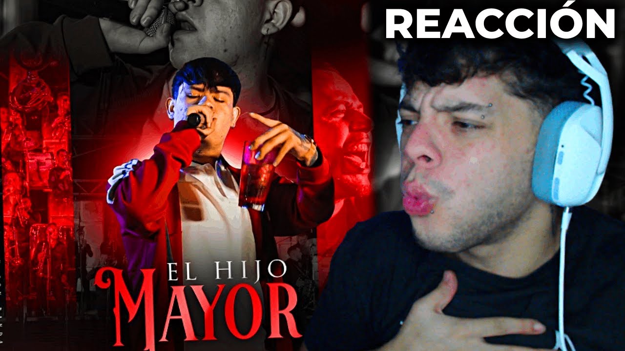 (REACCIÓN) Junior H con Banda - El Hijo Mayor [En Vivo]