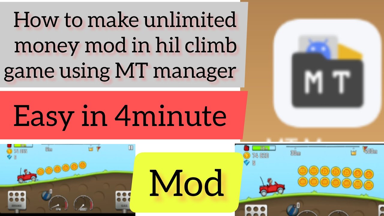 How to Mod Any Android App or Game (Hill Climb Racing) Using MT Manager | Full Tutorial 2025