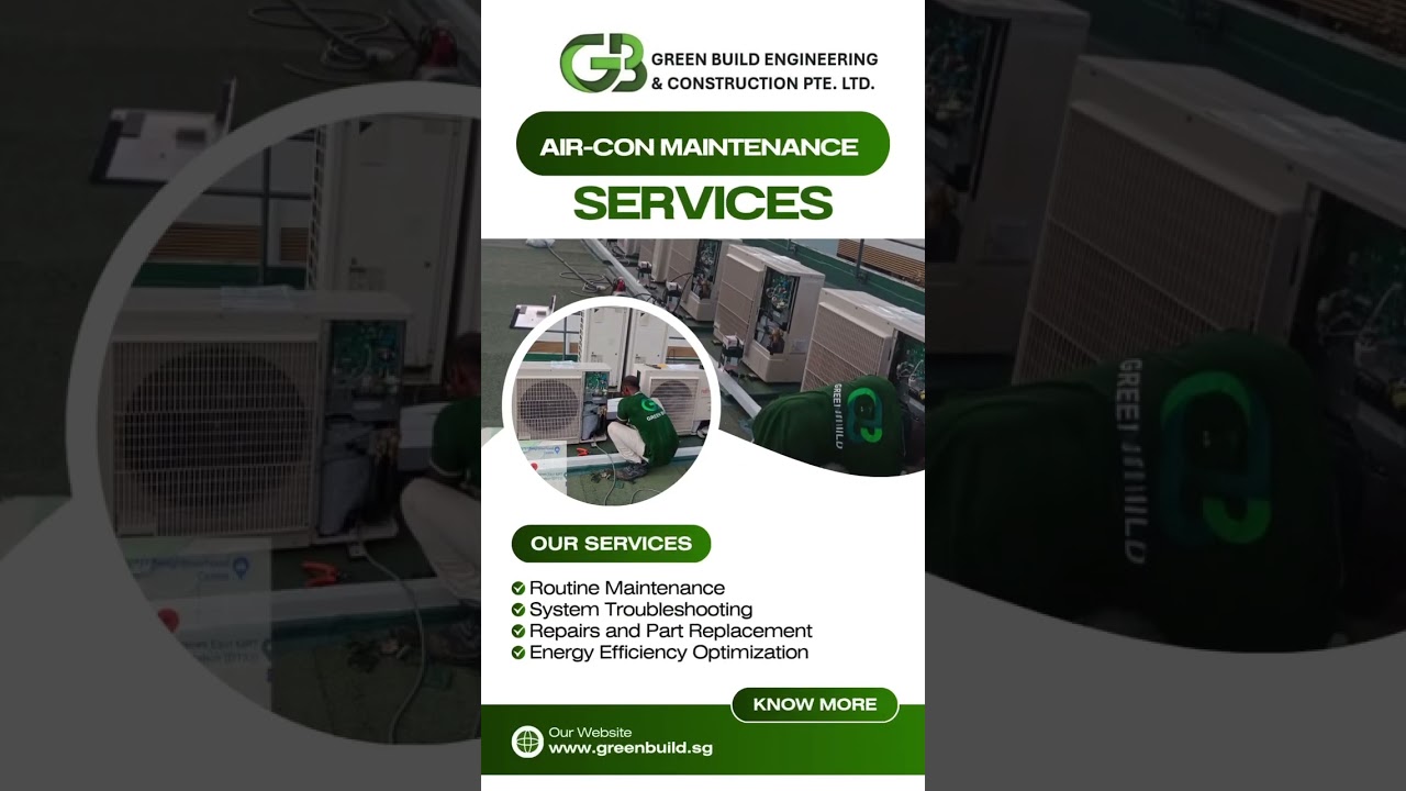 Expert Air-Con Maintenance Services – Stay Cool & Comfortable!