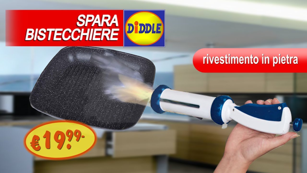 Lo sparabistecchiere con rivestimento in pietra - Diddle - parodia Lidl