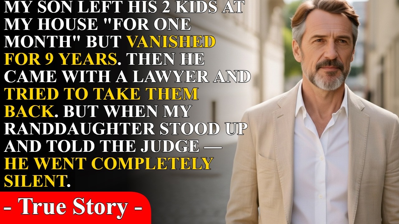 My son left his 2 kids with me 