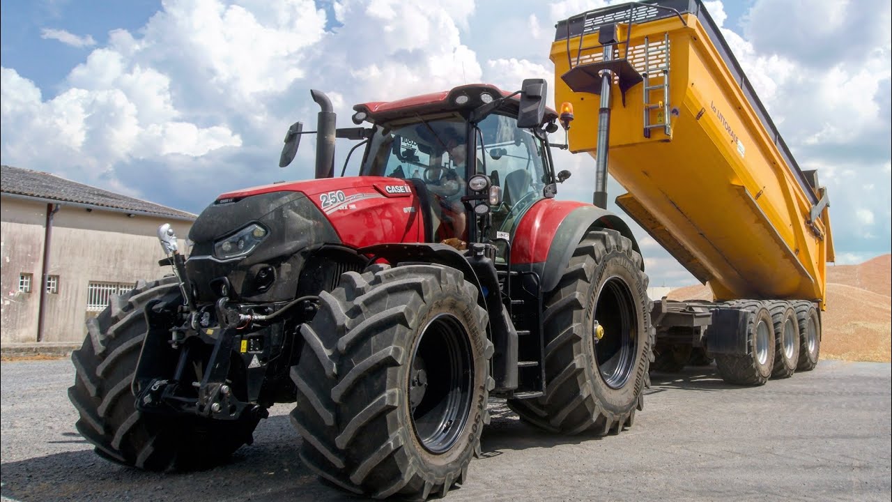 Moisson du blé 2019 | 100% CASE edition jantes black OPTUM 250 CVX AXIAL 7240