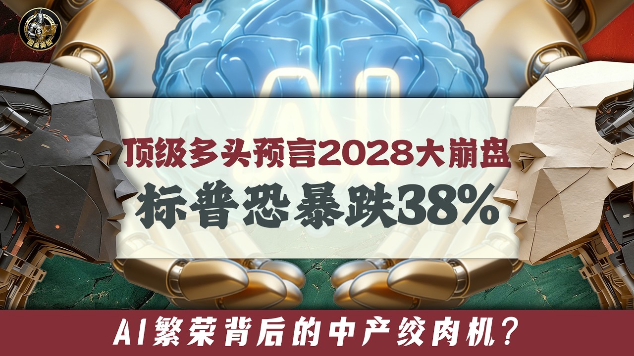 标普暴跌38%，失业率10%！2028全球金融危机预言：如果AI赢了，谁来买单？