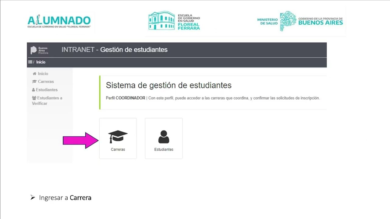 Sistema de Gesti&oacute;n de Estudiantes (SGE)