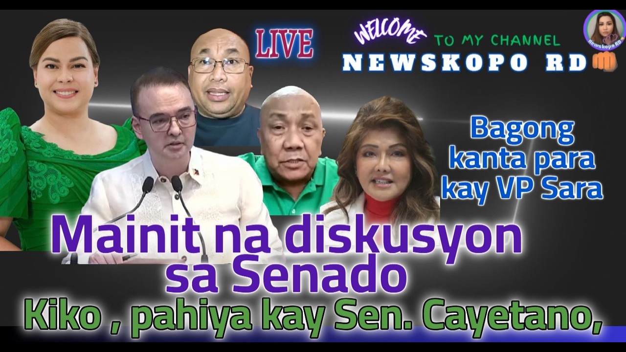 Mainit na diskusyon sa Senado/Kiko, pahiya kay Sen Cayetano
