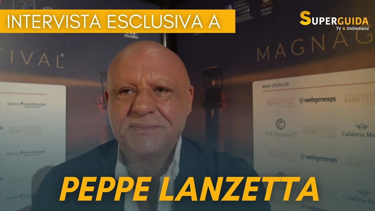 Peppe Lanzetta, intervista all'attore al magna graecia film festival 2025