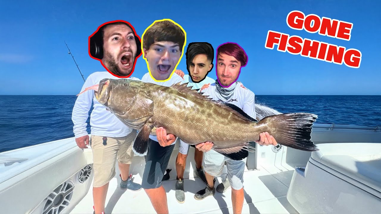4 Friends Go Fishing AND IT ALL GOES WRONG!!
