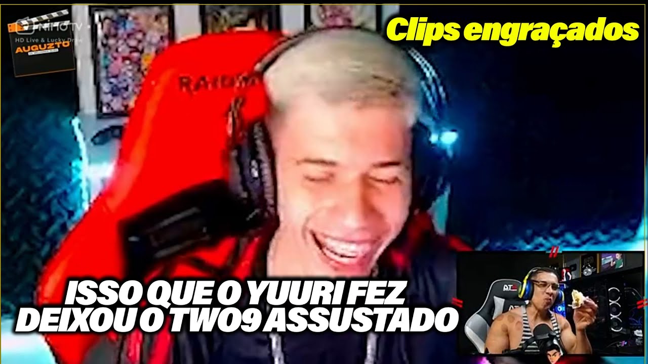 HUDSON AMORIM REAGINDO ISSO QUE O YUURI FEZ DEIXOU O TWO9 ASSUSTADO - Clips engraçados