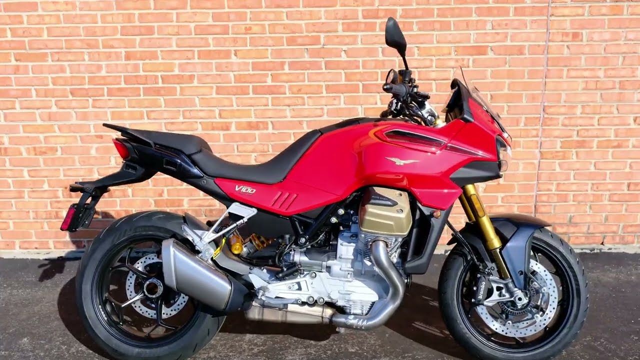 2025 Moto Guzzi V100 Mandello S Wind Tunnel