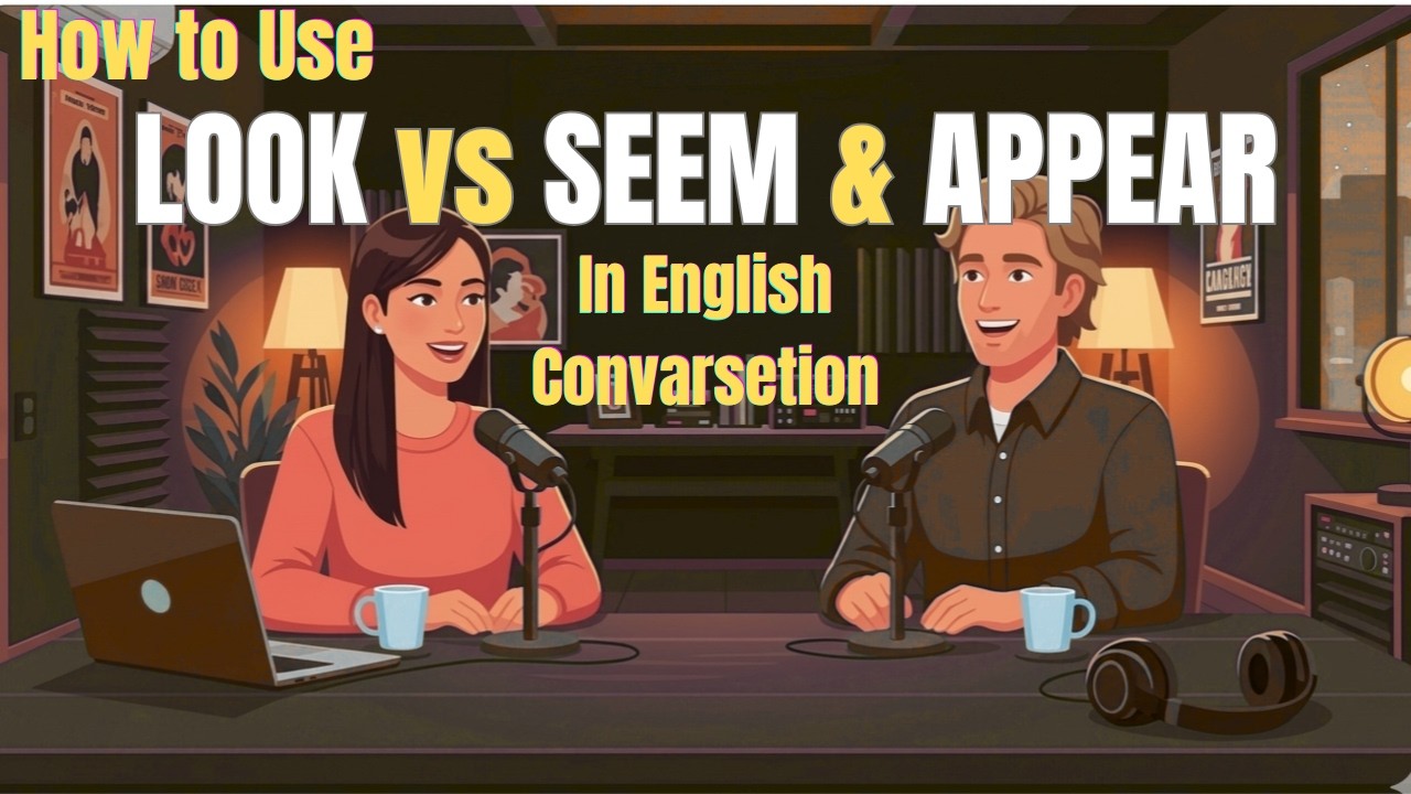 How to Use LOOK, SEEM & APPEAR in Everyday English | Easy English Conversations | English Podcast