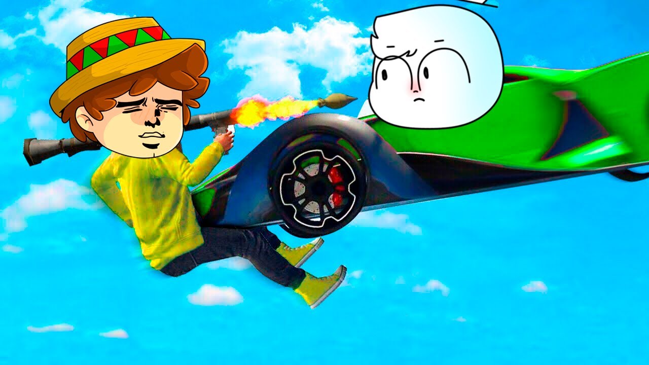 ¡IMPOSIBLE ESCAPAR de SILVIOGAMER en GTA 5! 😂💥 LANZACOHETES vs COCHES en GTA V