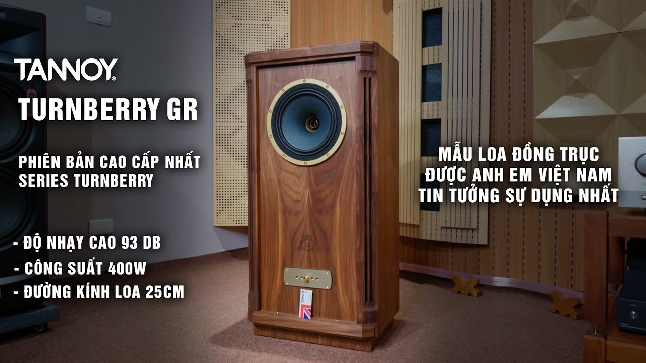 CẶP LOA QUỐC DÂN - ĐÁNG CHƠI | Tannoy Turnberry GR chính hãng - giá siêu tốt