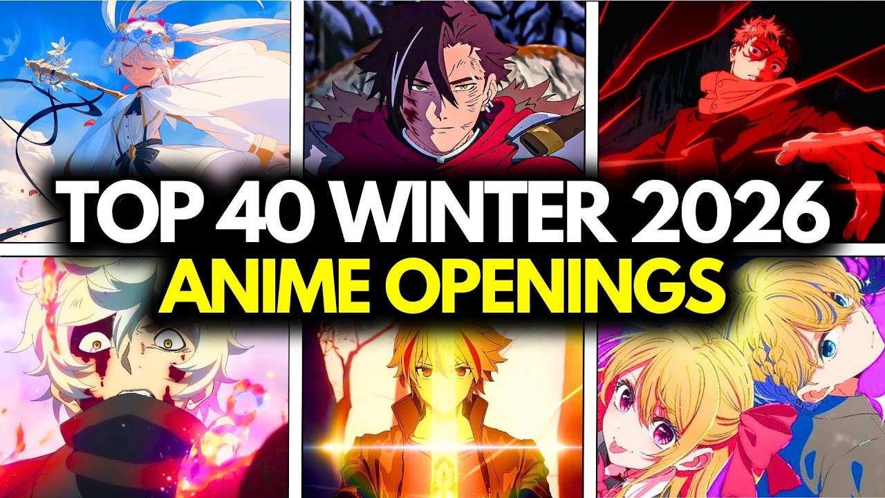 ❄️ MY TOP 40 ANIME OPENINGS - WINTER 2026! 🎧🔥