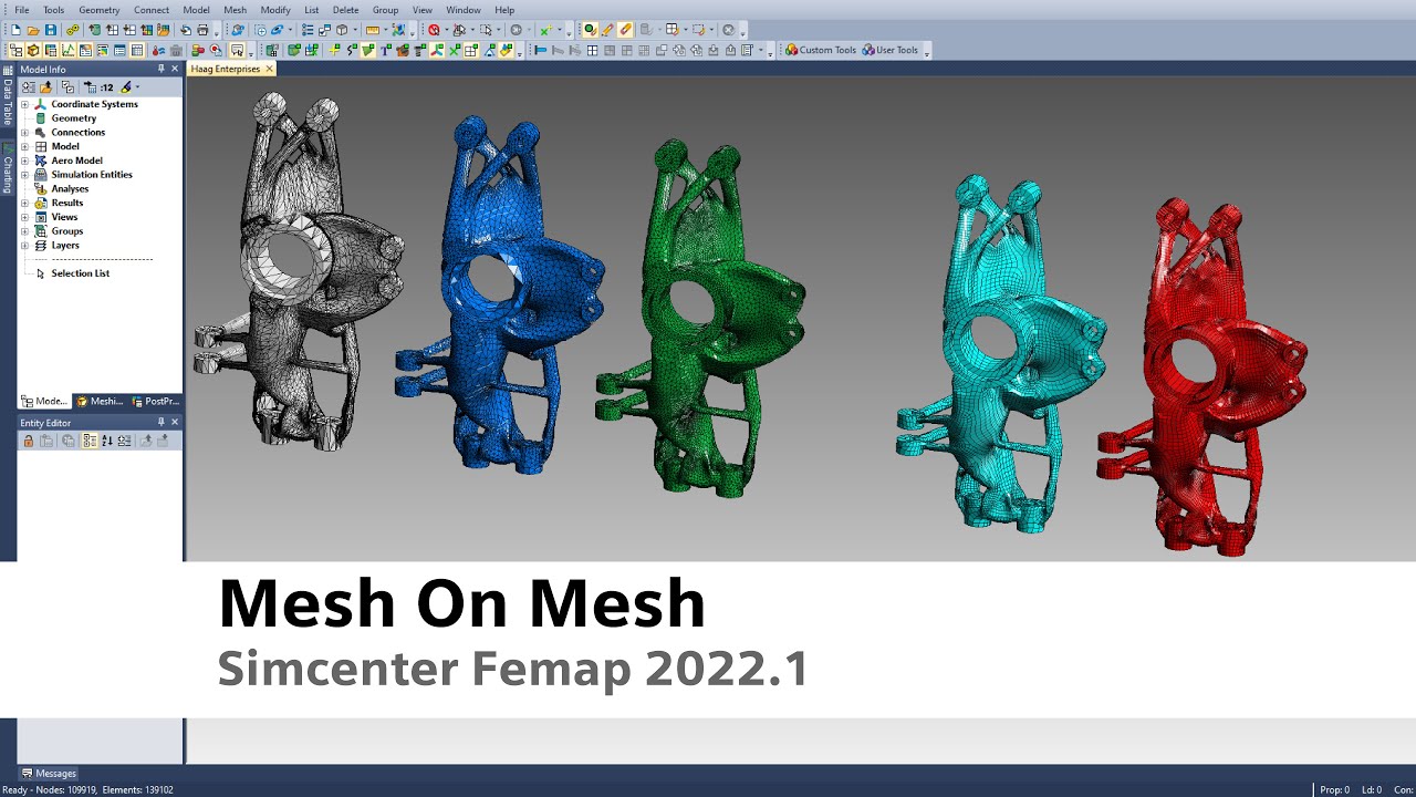 Introduction to Mesh On Mesh | Simcenter Femap 2022.1