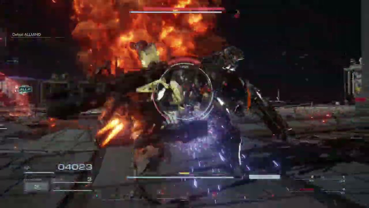 Using stun weapon only against Allmind (Not the best weapon against Boss) #armoredcore6