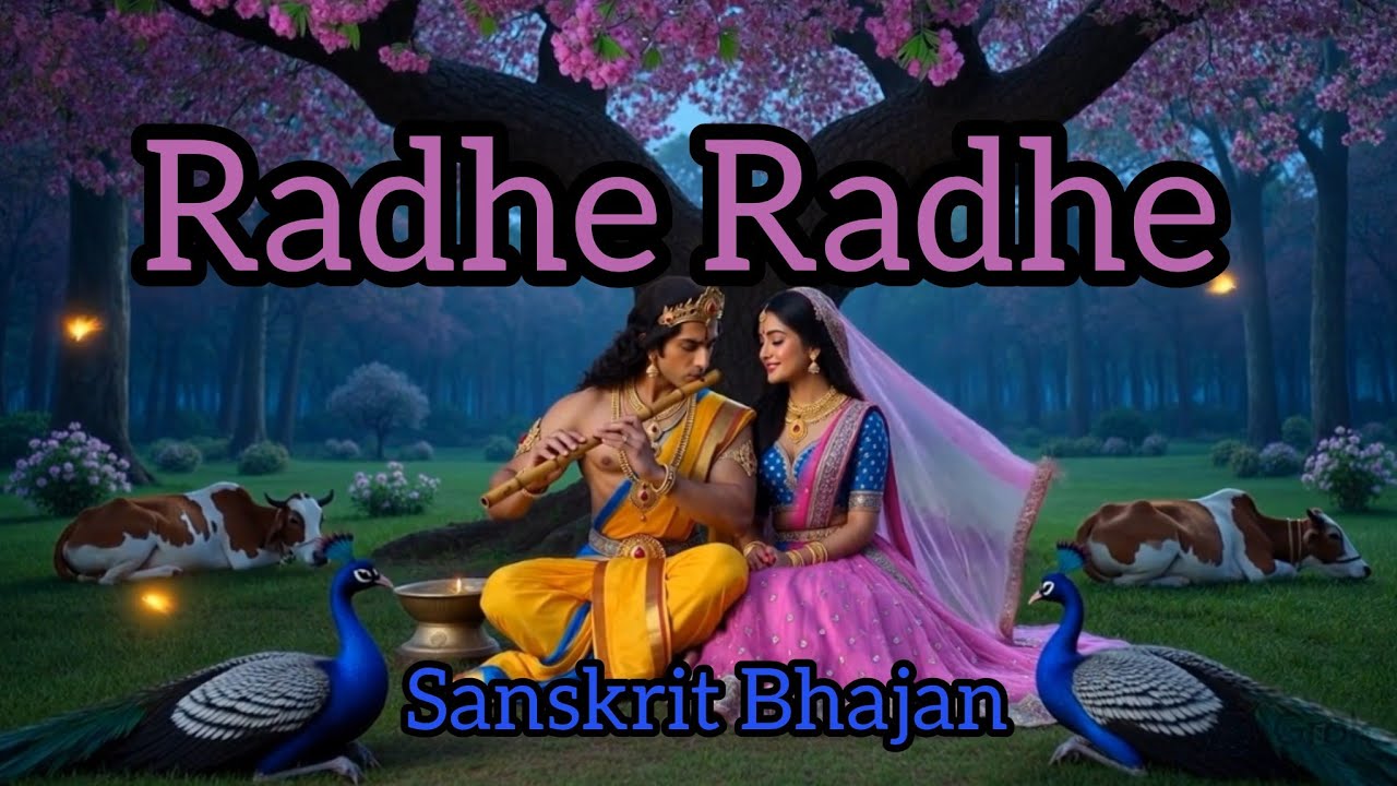 ✨Radhe Radhe Sanskrit Bhajan