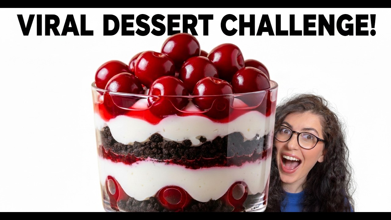 Viral TikTok Japanese Cheesecake 🍰 | Oreo & Cherry