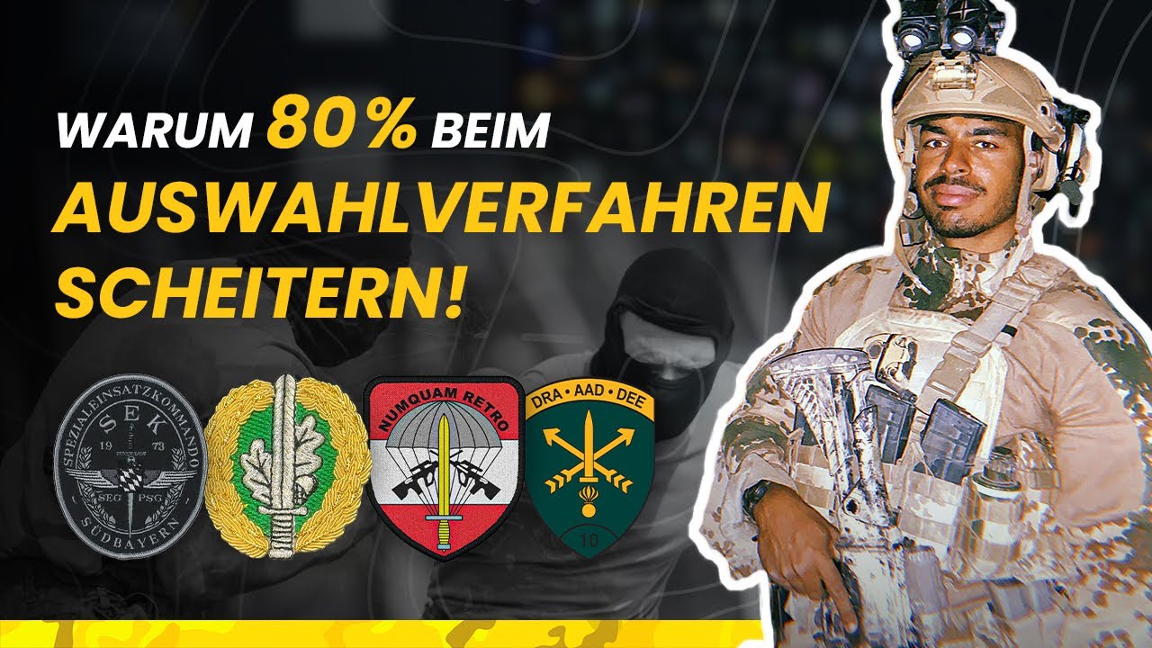 KSK , GSG 9 , Jagdkommando : Warum 80 % beim Auswahlverfahren scheitern und wie du es besser machst
