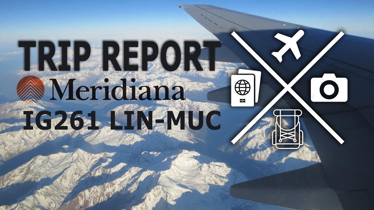 Trip Report - SCENIC MORNING FLIGHT - Meridiana 737 Milano Linate to Munich