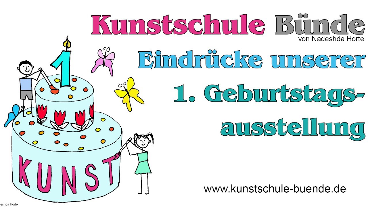 1. Geburtstagsausstellung der Kunstschule Bünde von Nadeshda Horte
