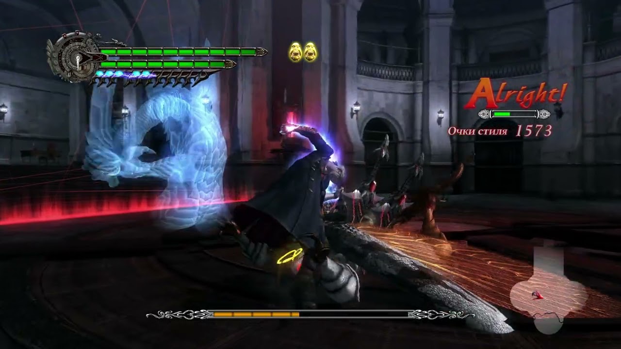 Devil May Cry 4 Special Edition - Неро vs Агнус (сложность Ад и Ад)