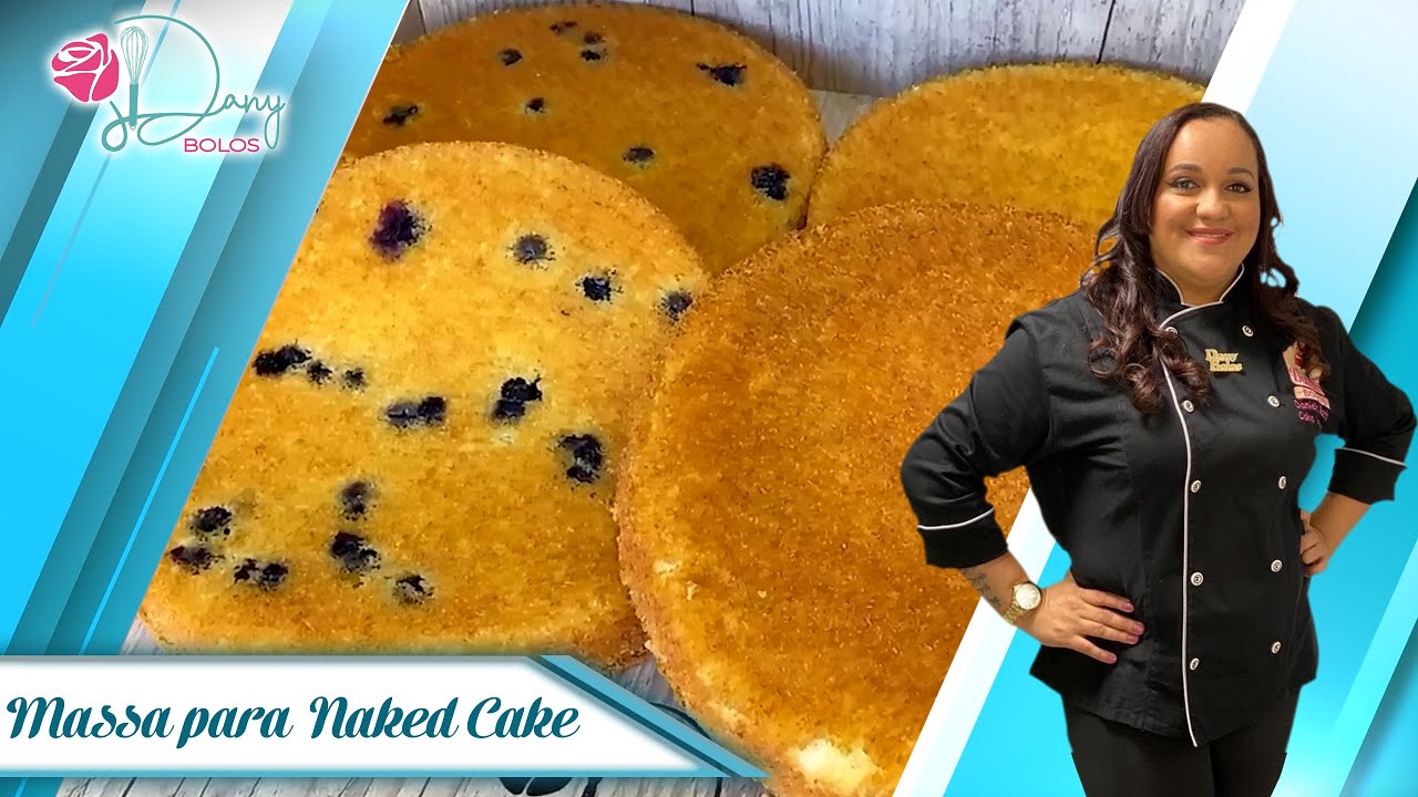 Massa PODEROSA e Fofinha para Naked Cake