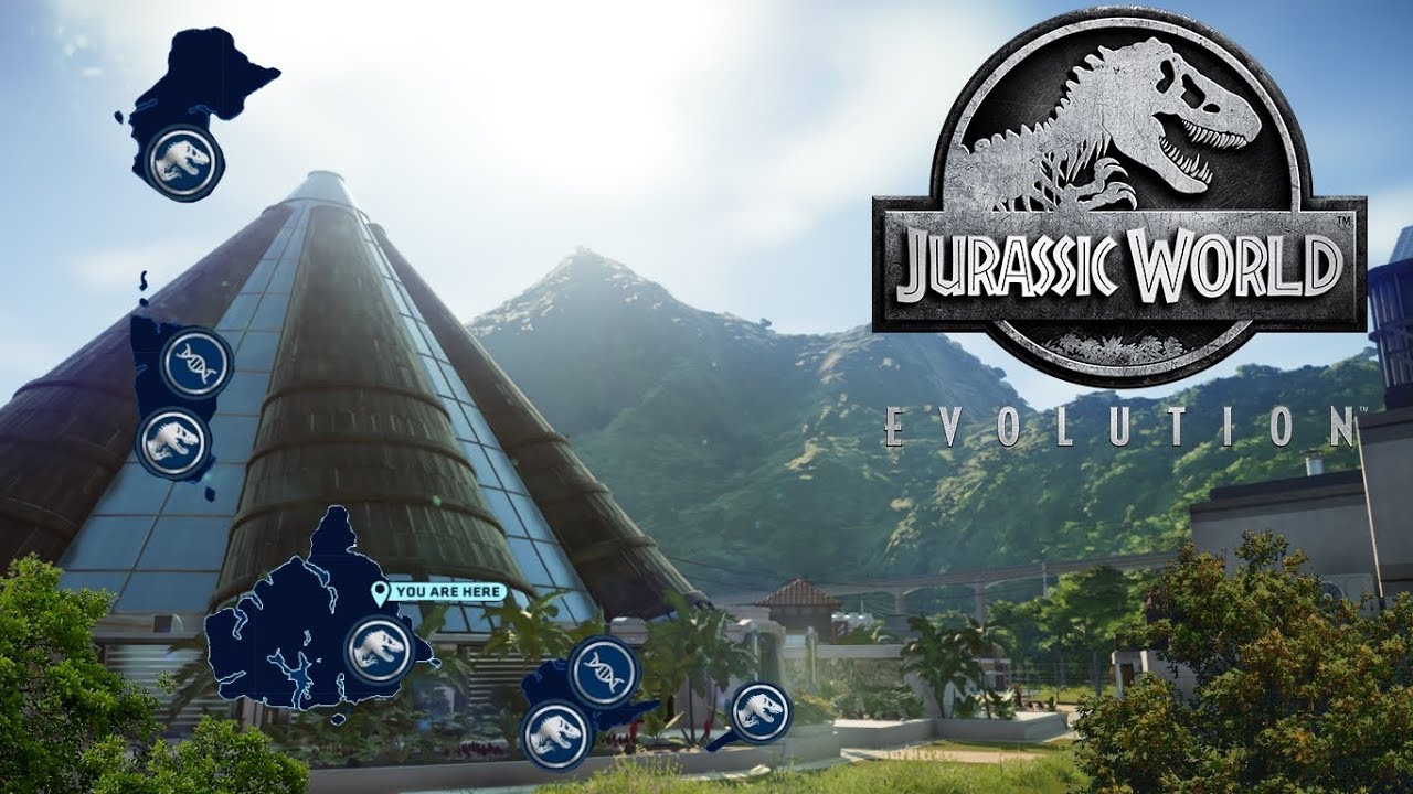 All Islands Re-Decorated! || Jurassic World: Evolution
