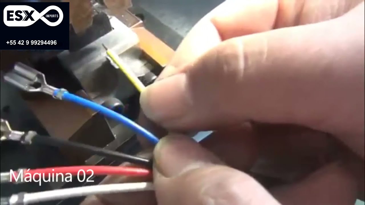 Máquina Crimpar Múltiplos Tipos de Conectores
