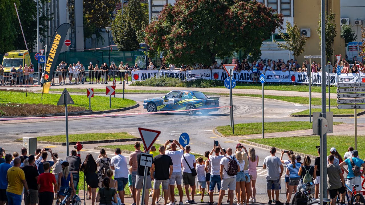 WHB RALLY GYŐR belvárosi szakasz / showtime /  I 4K I
