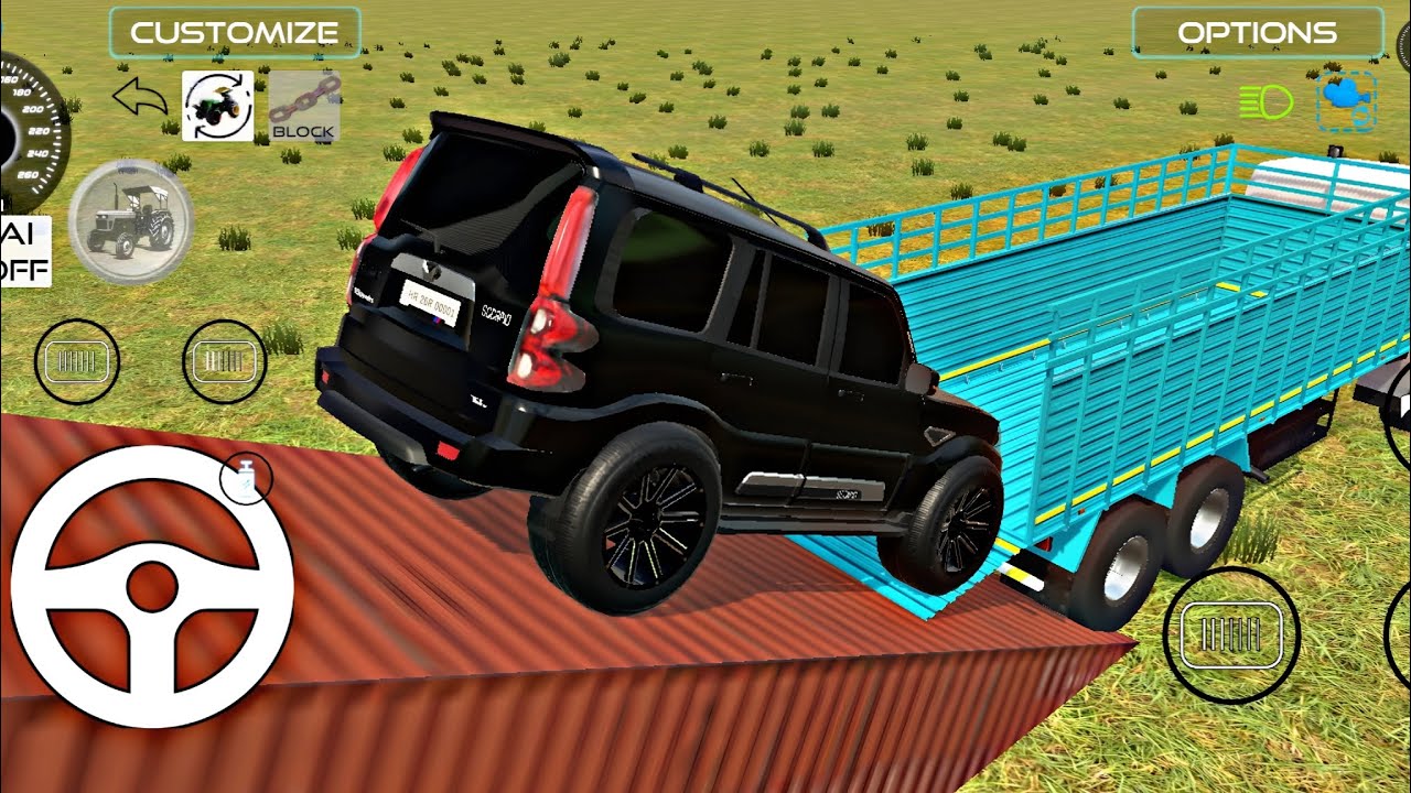 Truck Se Z Black Scorpio Ki Safe Loading & Unloading 😱 | Indian Vehicle Simulator 3D | Bixi Gamer