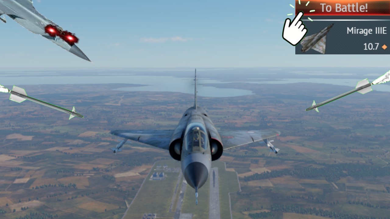 Intense stock grind for the F-8E(FN)!! | Mirage IIIE