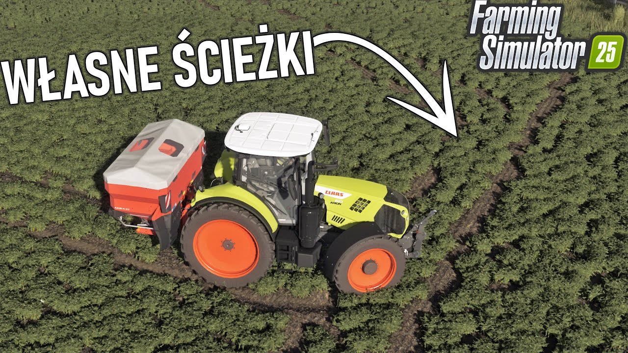 PORADNIK FS 25😍 || Własne ścieżki technologiczne podczas siania 😁|| DriveLaner ||  Jankus
