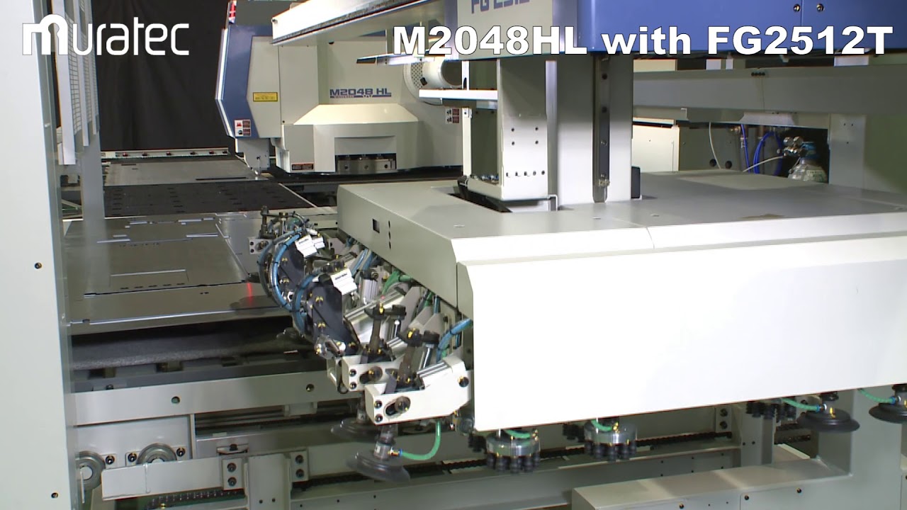 Puncionadeira com Laser M2048HL automatizada com sorting armaz&eacute;m de chapas FG2512T