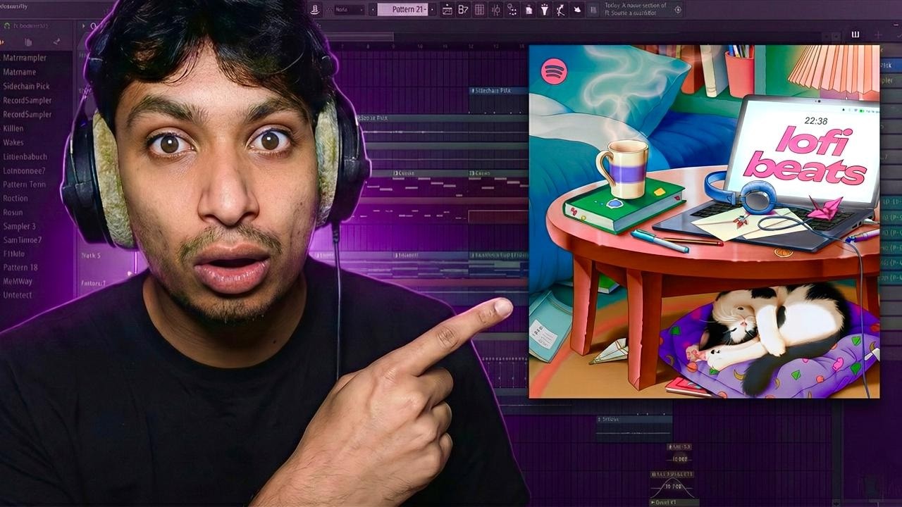 How I produce lo-fi beats that generate 100,305,435,535 streams a day (even r*tard can do it)