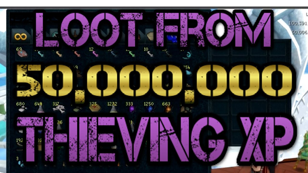 [RS] - Loot from 50M Thieving XP in Elf City