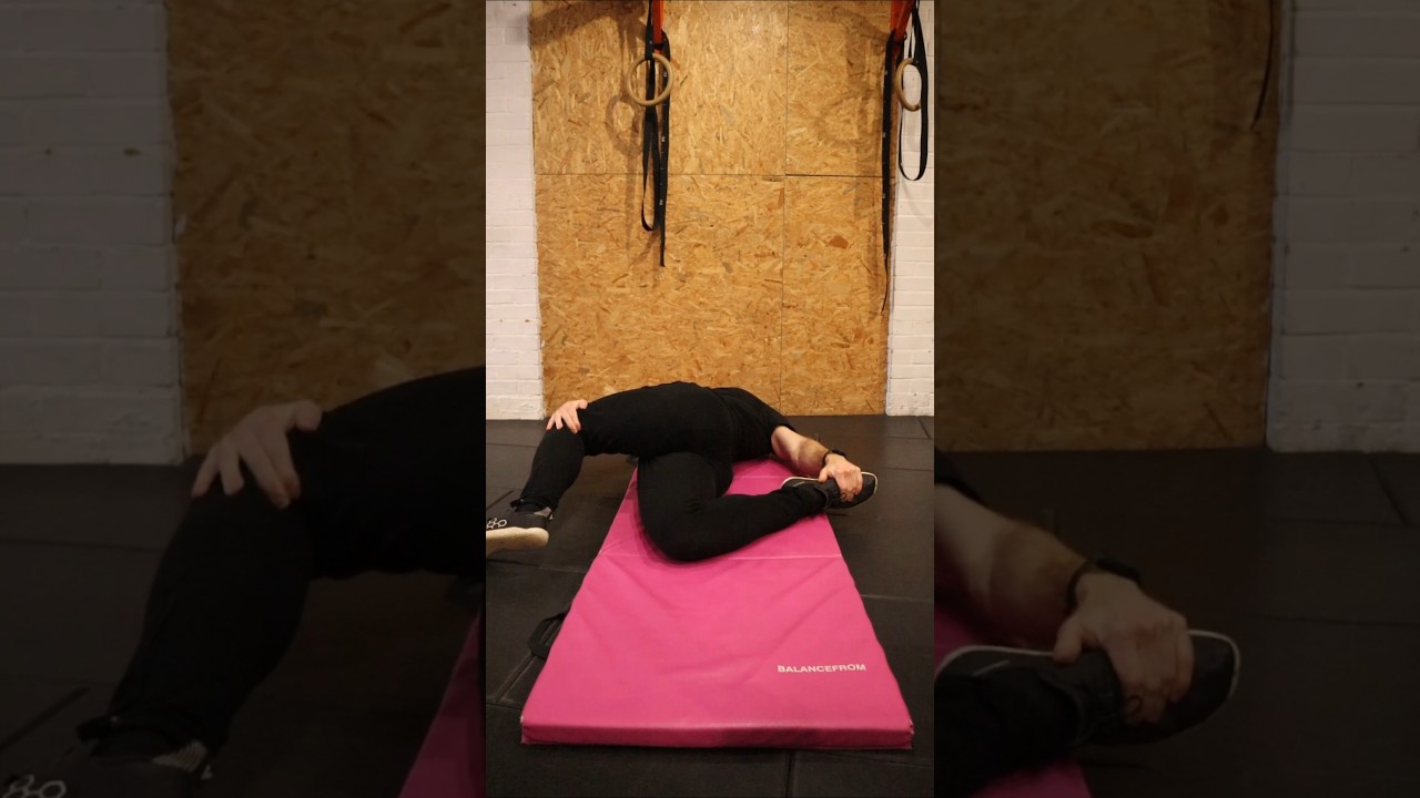 Lying pretzel stretch
