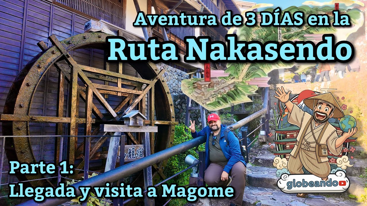 Explorando Magome: Ruta Nakasendo (1/3) Aventura de 3 días | pueblo de postas | Japón vlog HD