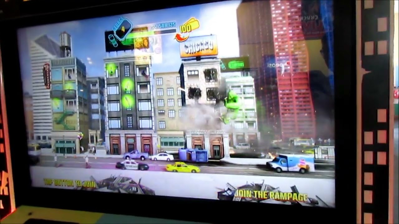 Rampage (2018) Arcade Game at Chuck E. Cheese