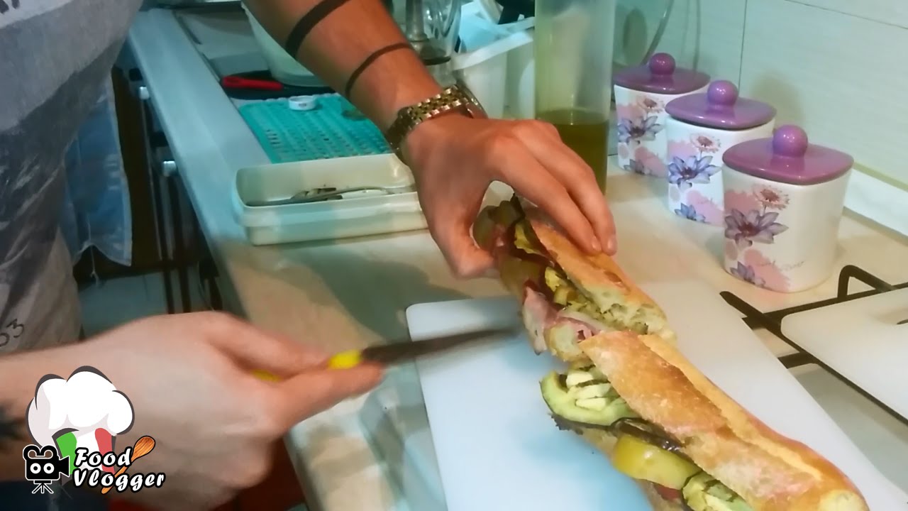 PANINO SPECK MELENZANE PROVOLA SUPER IDEE OTTIMO RISULTATO | FoodVlogger