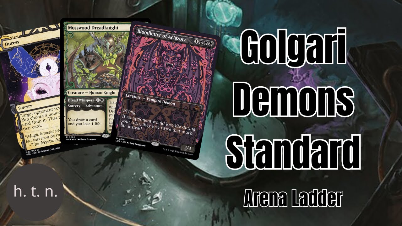 Is Green the Answer!?!? - Golgari Demons - MTGA Standard Gameplay