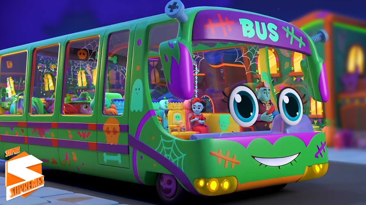 Rodas No ônibus Música Assustadora e Mais Músicas Para Crianças - Super Supremes