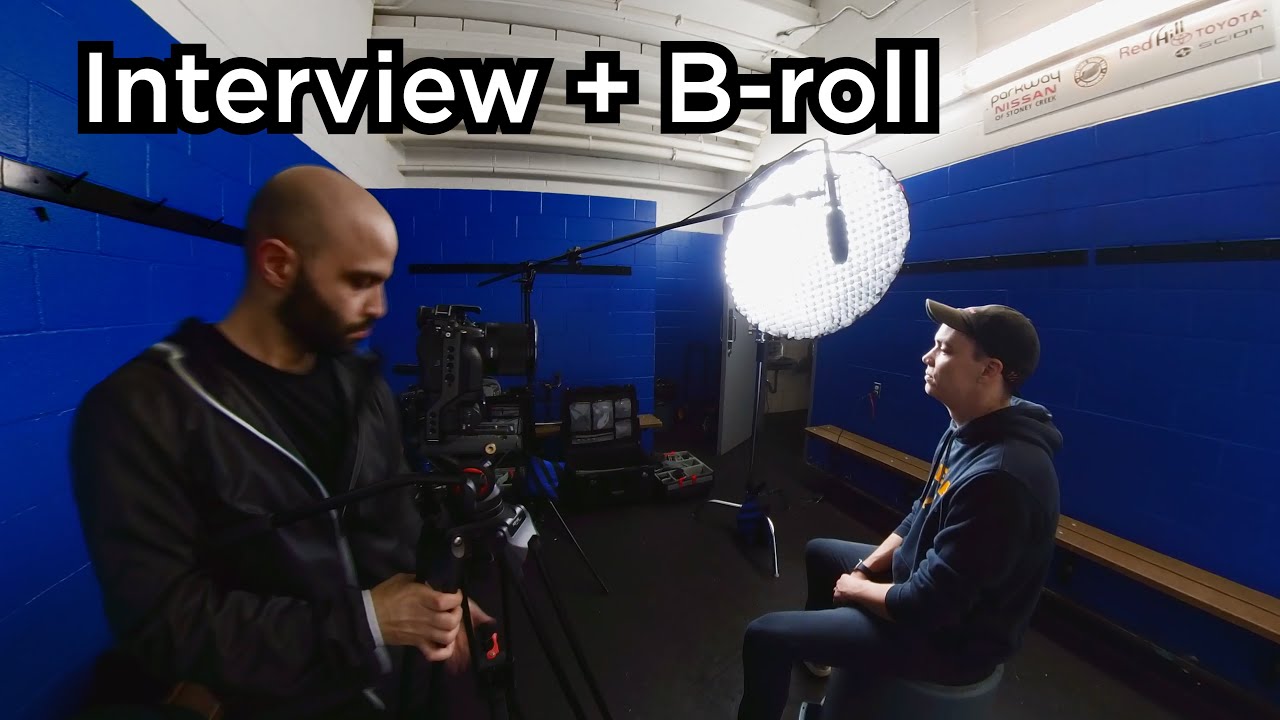 Toronto Videographer - Hockey B-ROLL + Interview (Sony FX3 BTS) - #VLOG 10