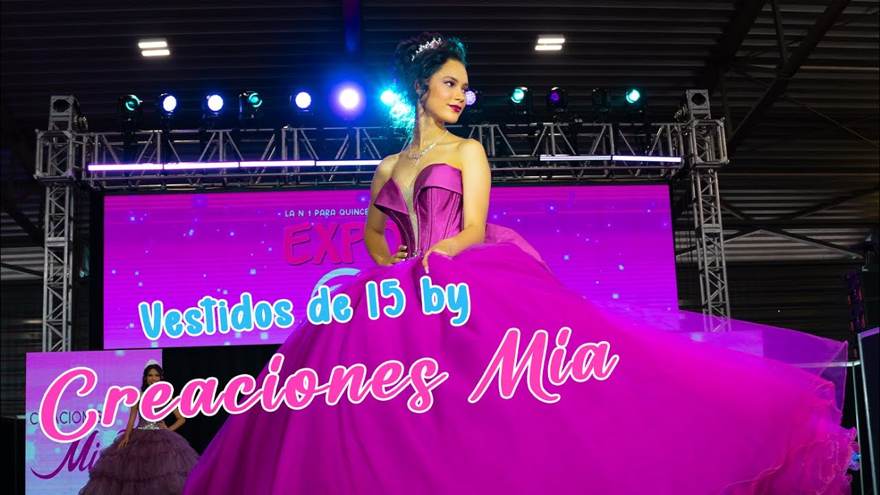 Vestidos para quinceañeras by Creaciones Mia en Expo 15 México Jun 2025