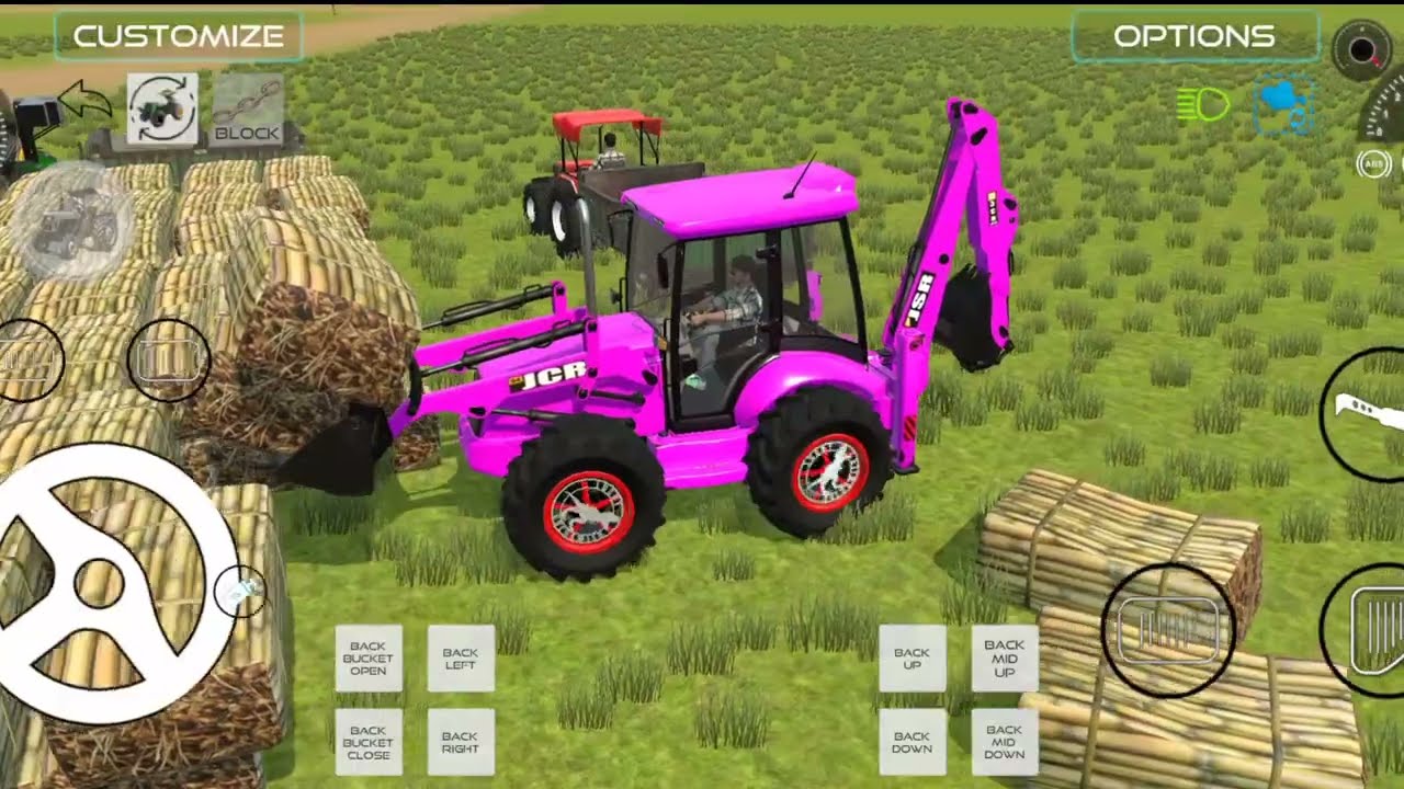 🔴Drive JCB , and Uploading Sugar cane 🌾, Tractor  Jhon Dheer 🚜 JOTHA 🚜 part 104