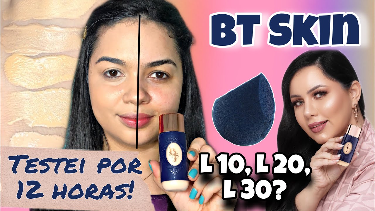 RESENHA DA BASE BT SKIN E BT BLENDER DA BRUNA TAVARES - TESTEI POR 12 HORAS!