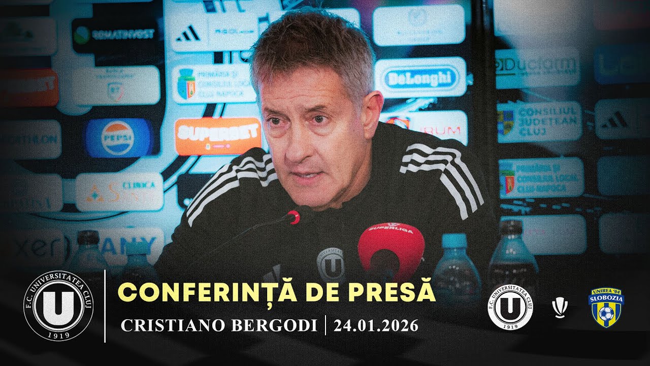🎙 CONFERINȚĂ DE PRESĂ | Cristiano Bergodi: „Important e că am câștigat aceste trei puncte”