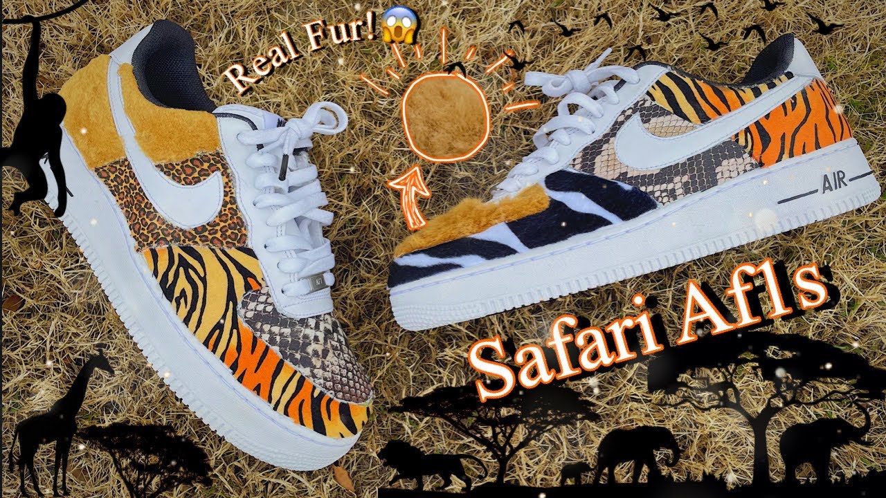 CUSTOMIZING SHOES WITH FABRIC | ANIMAL PRINTS | DIY |