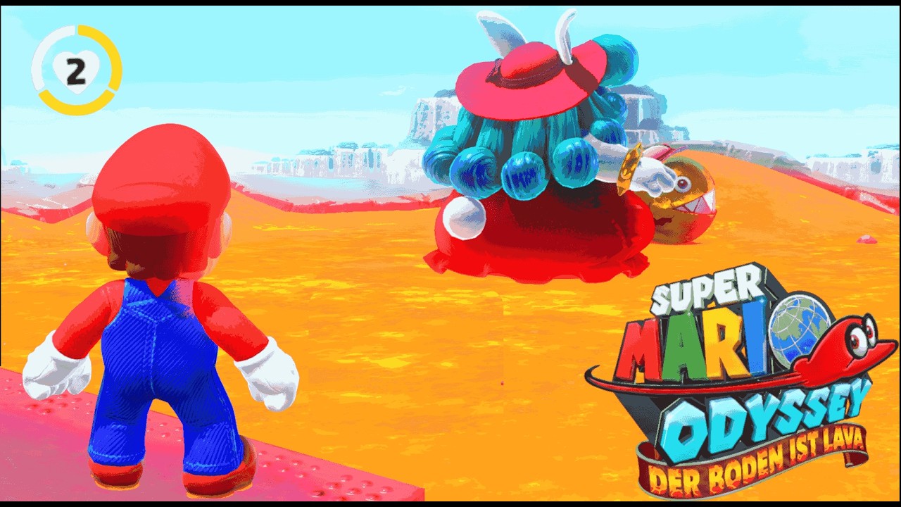 Mario Odyssey ABER der Boden ist Voller Lava?!