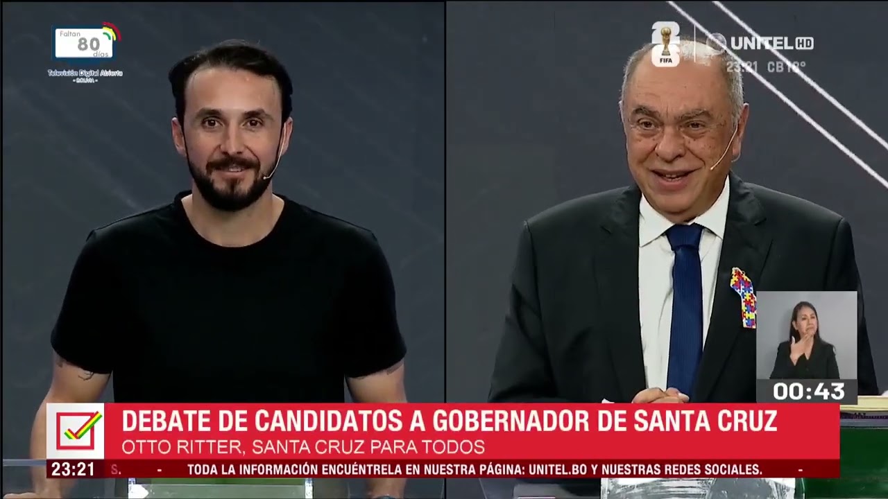 Debate Santa Cruz: Exposición y respuestas de Otto Ritter