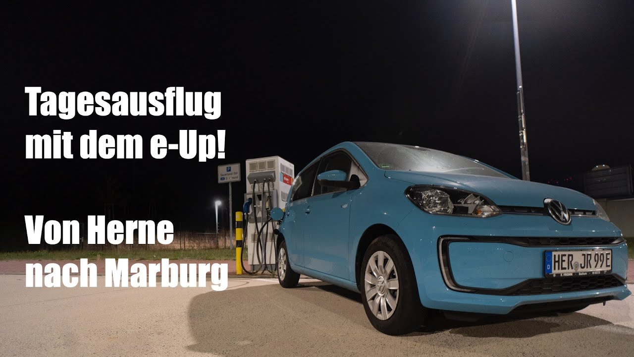 Tagestour mit dem VW e-Up! von Herne nach Marburg. Wie schlägt er sich?